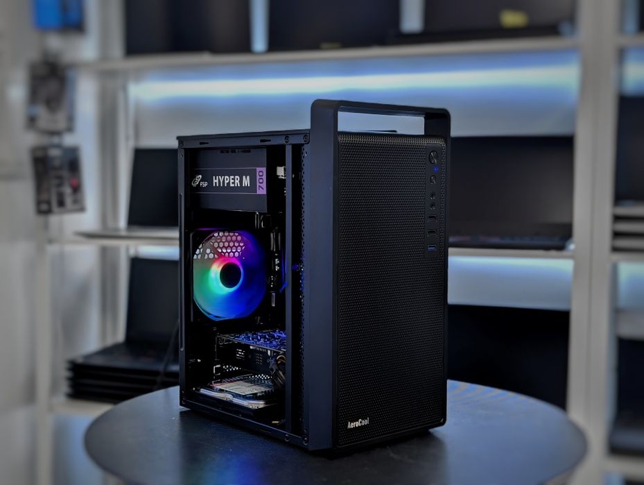 Odnowiony Gamingowy Komputer PC GTX 1060 6GB | i5-8400 | 16GB RAM DDR4 | 1TB + 256GB SSD NVMe | Windows 11 | Gwarancja 1 rok