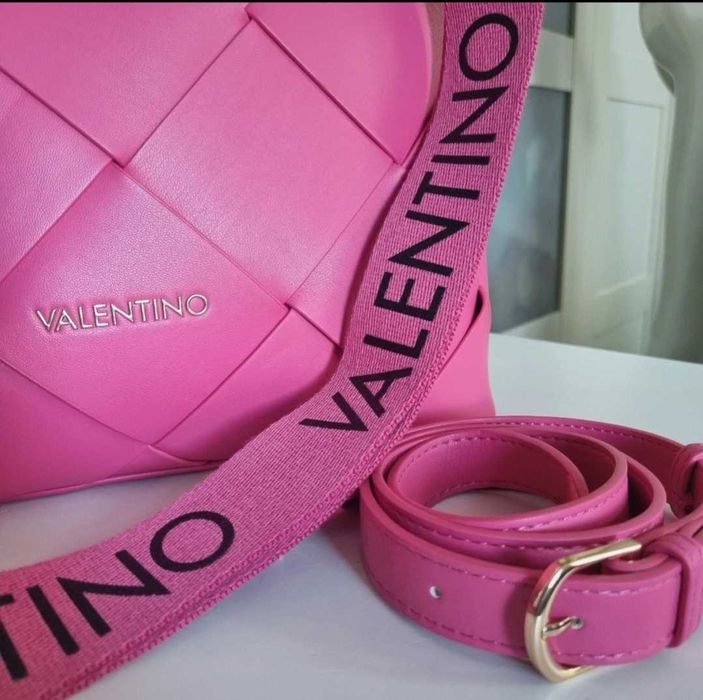 Elegancka duża torebka damska Valentino logowana nowa