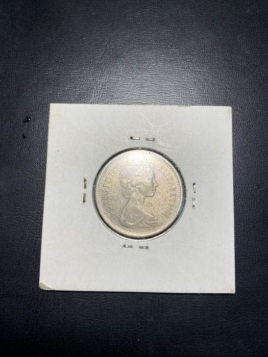 Moeda Reino Unido 5 New Pence 1970