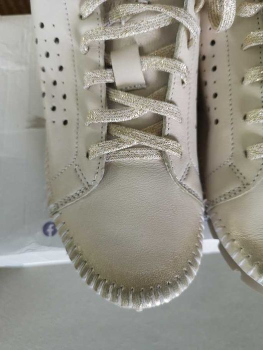 buty półbuty Maciejka 38 beż lato jesień wiosna nowe