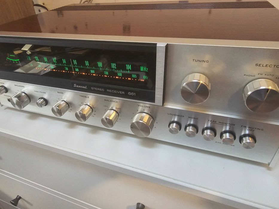 Sansui 661 Stereo Receiver - Stan techniczny i wizualny  - Super