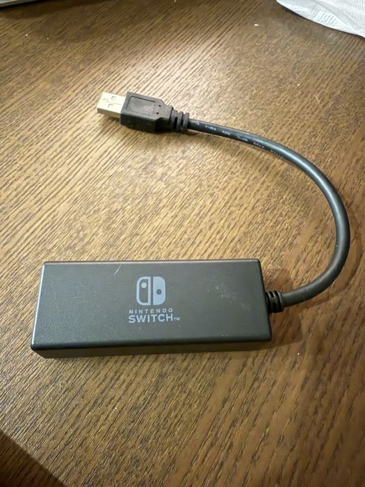 Adaptador LAN Nintendo Switch original - Novo