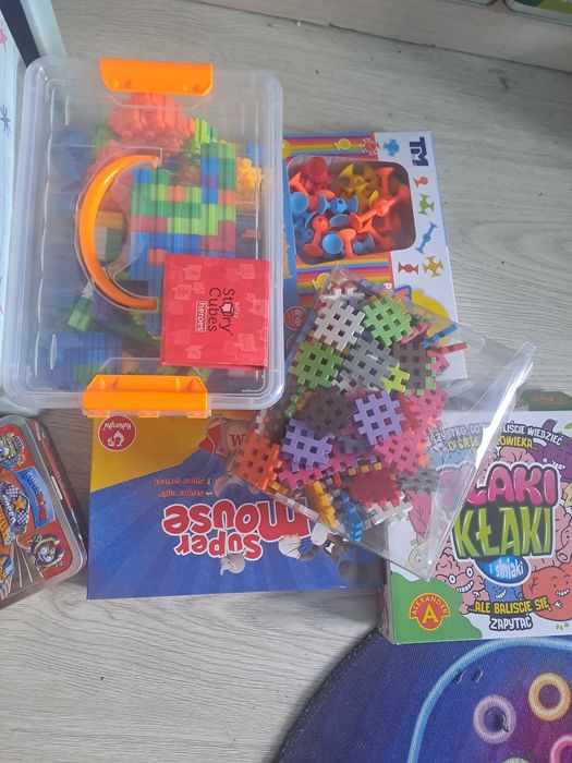 Skrzynia zabawek klocki piratix gry