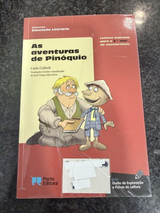 Livro “As aventuras de Pinóquio”