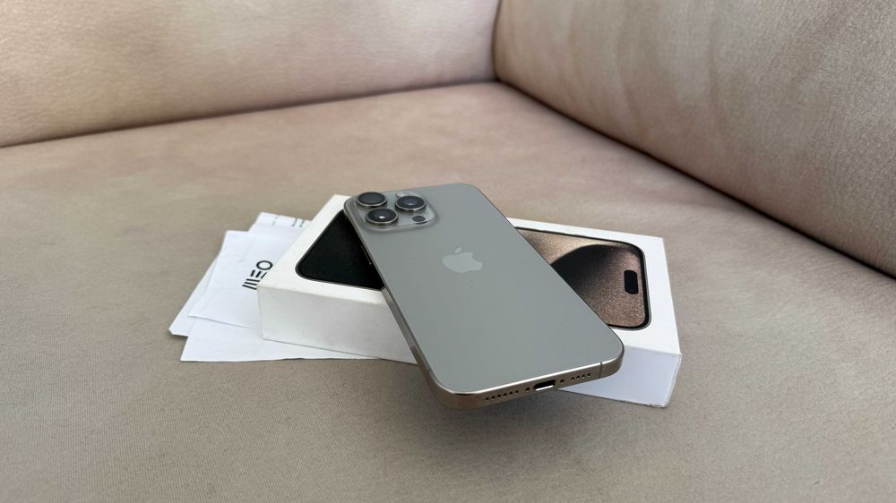 Vendo troco iPhone 15 Pro 128Gb Natural C/Fatura e Garantia Apple