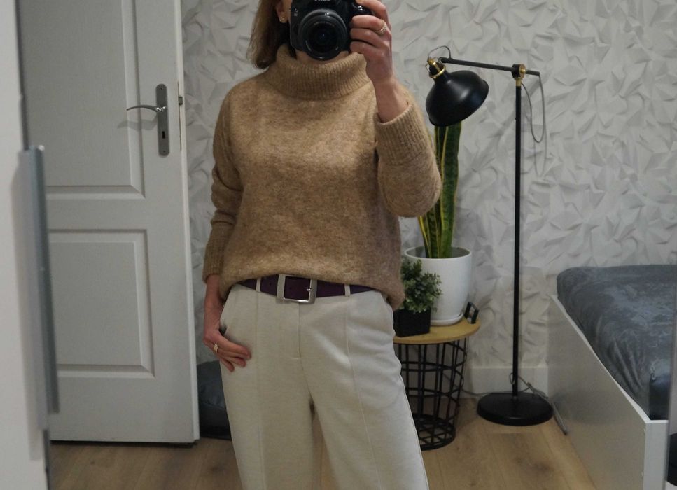 piekny unikatowy sweter premium alpaca + gratisy