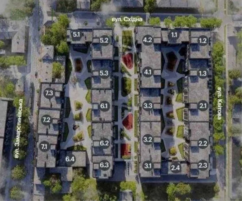 Продаж 2-к квартири Авалон Ярд 70м2