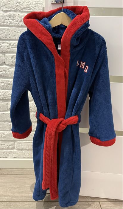 Набір 5-6 років: плюшевий халат, труси-боксери Next 11 шт, 4 майки