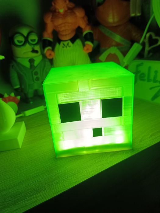 Luminária Minecraft Led