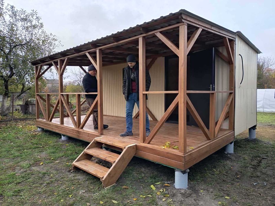 Битовка, побутівка, вагончик, бытовка, модульні будинки, маф, тераса