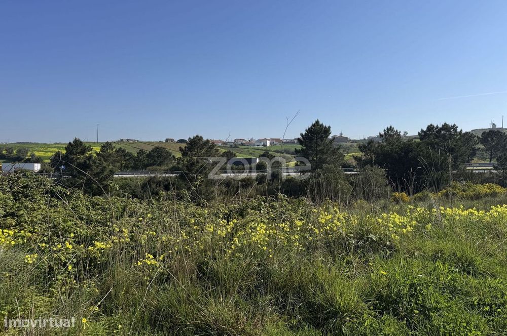 Terreno rústico com parcela urbana à beira da A8