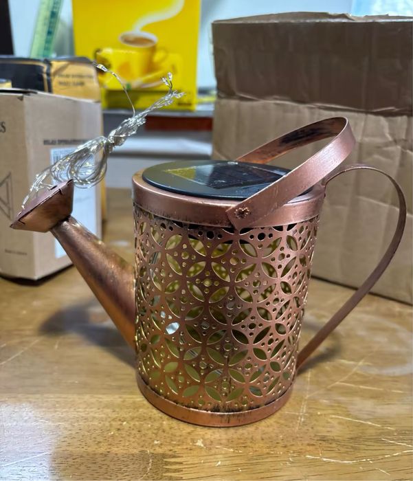 Садовий світильник «Лійка», лампа, ажурний ліхтар на сонячній батареї