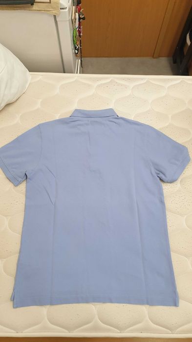 Polo Mike Davis, azul celeste, tamanho S