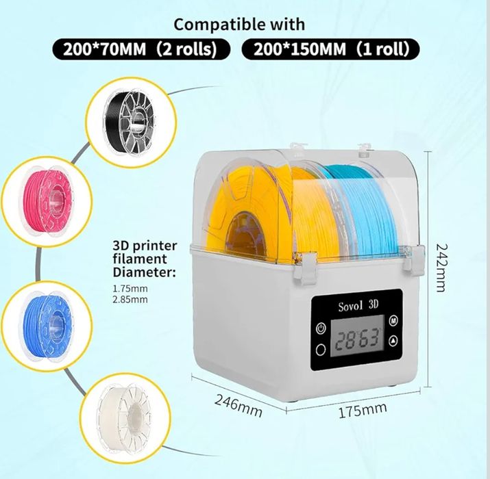 Сушарка для нитки Sovol для 3D printer
