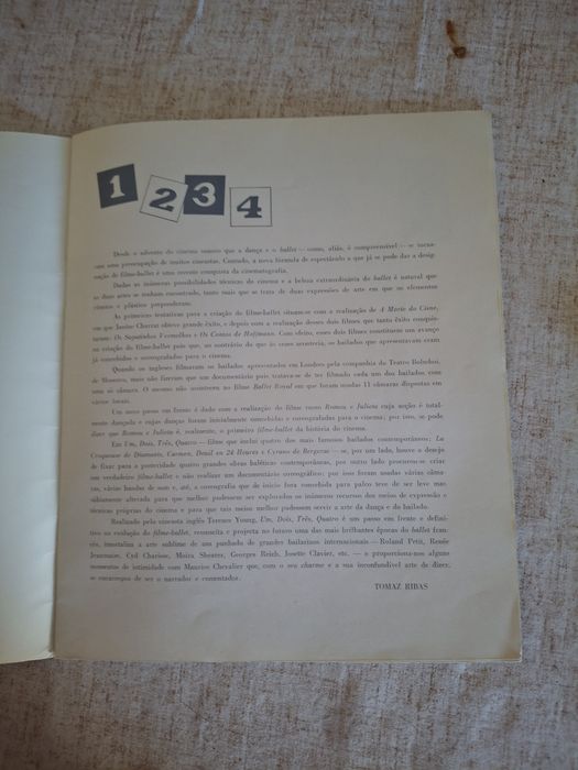 Programa cinema vintage  filme  1 2 3 4