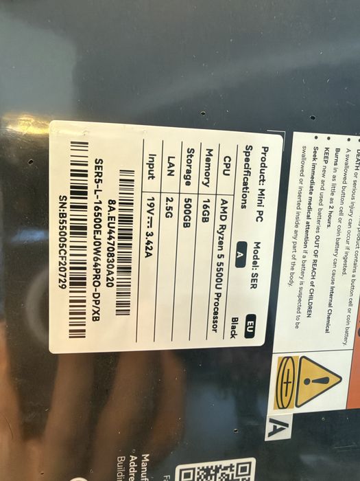 Mini PC Beelink SER5