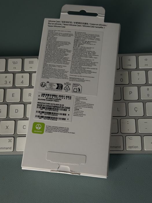 Capa silicone original para Samsung S25 Edge