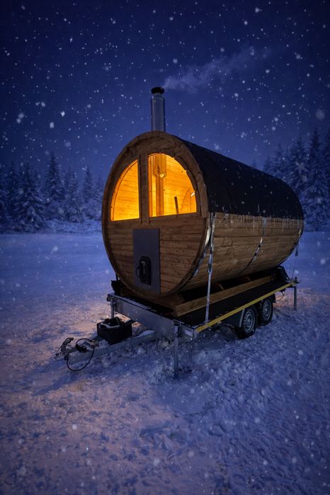 Sauna mobilna- wynajem! Ciesz się ciepłem