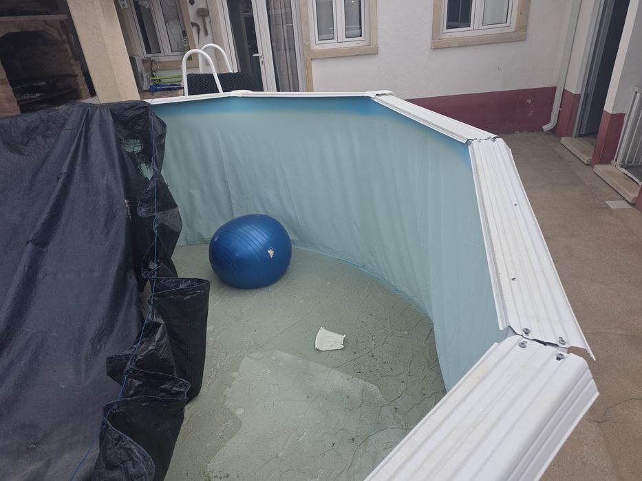 Piscina redonda com colunas 460x120 Mm