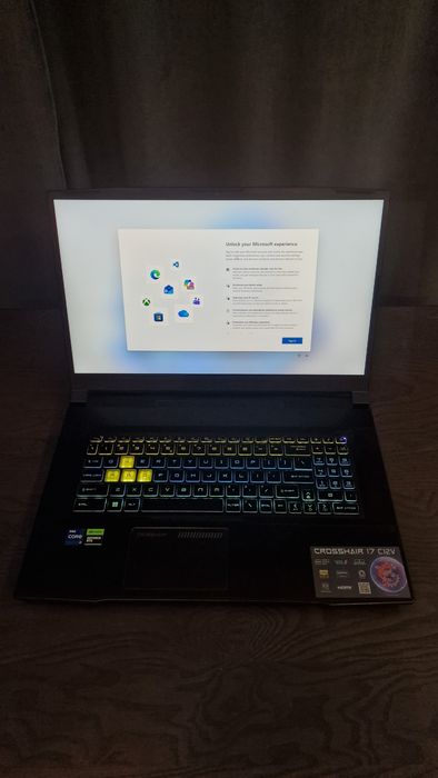 Laptop MSI Crosshair 17 C12V i7-12650H/32GB/1TB RTX 4070 - Windows 11