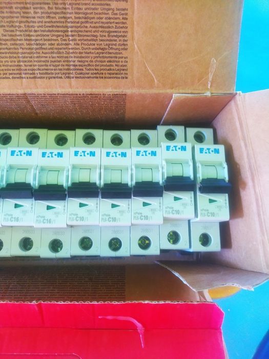 Автоматичні вимикачі легранд тх3 однополюсні та  діфи , Eaton c10,c16