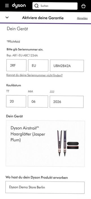 Випрямляч Dyson Airstrait HT01 Jasper Plum Новий оригінал!