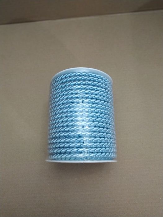 Cordão de Seda Azul Claro 5mm