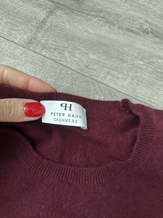 Джемпер свитер бургунди кашемир 100 процентный футболка