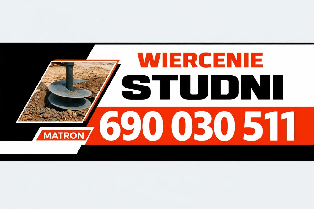 Wiercenie studni, Studnie głebinowe, szybkie terminy,pompy, dojazd