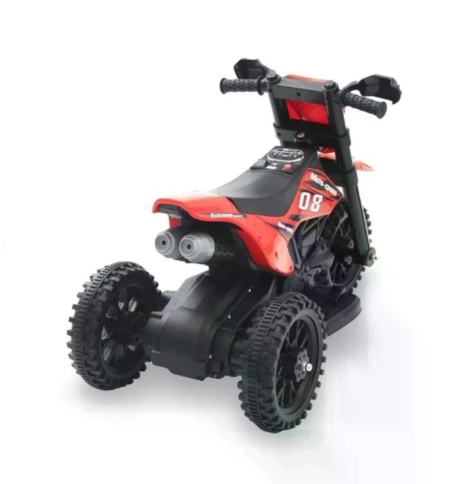 Електромотоцикл для дітей Cool Mountain 26X-130 / Дитячий електромотоцикл з LED-підсвіткою та музикою Червоний