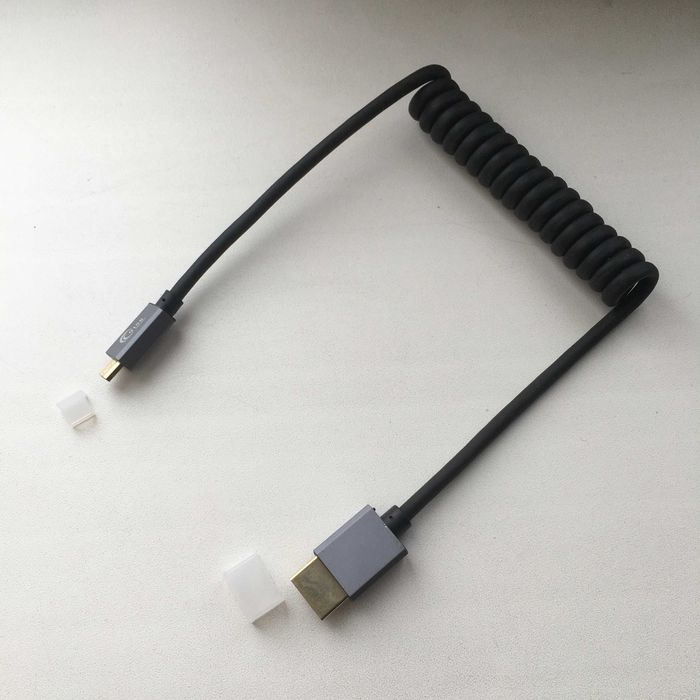 Кабель HDMI-micro HDMI гофрований, гофрированый
