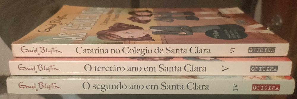 Livros As Gémeas e Colégio Quatro Torres de Enid Blyton