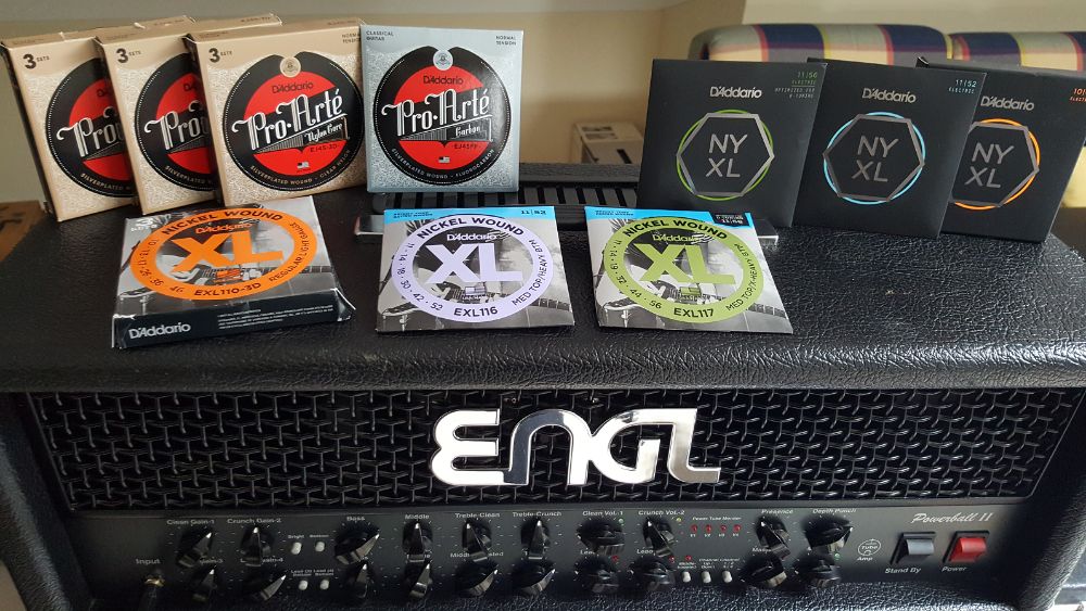 4 Sets of D'Addario Strings (New and Sealed)