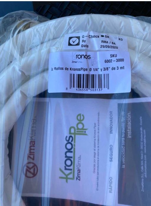 Rurki do klimatyzacji typu split i multi firmy Kronos