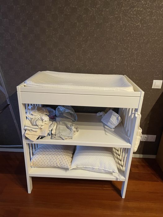 Muda fraldas ikea gulliver branco
