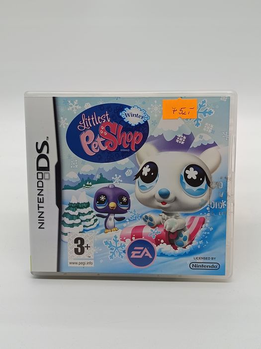 littlest petshop winter nintendo ds pudełkowa