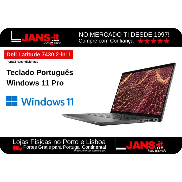 Dell Latitude 7430 2-in-1 | i7-1265U | 16GB | SSD 512GB | 14″ FullHD | Touchscreen