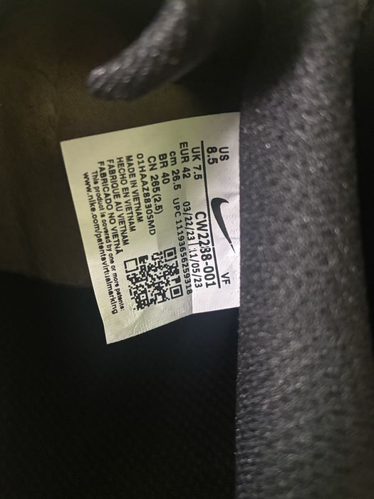Nike air force 1 czarne - 42 - nowe