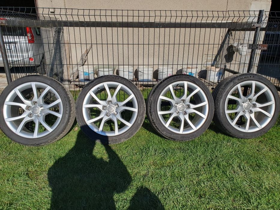 AUDI FELGI ALUMINIOWE, KOŁA 5X112 18" 8,5J ET29 8T0601025E + OPONY 245