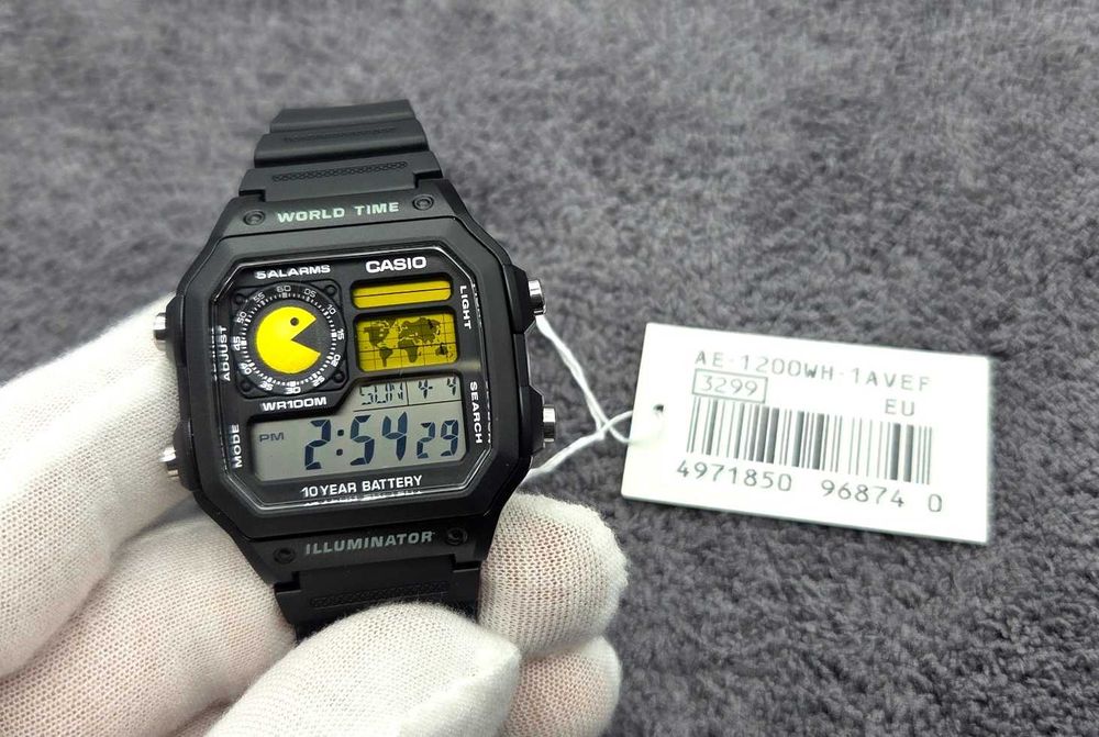 Casio Royale PAC-MAN Edition AE-1200WH-1AVEF – Fabrycznie Nowy Unikat