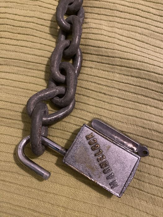 Corrente de aço pesada 1,31 m (52 elos) + cadeado magnelock