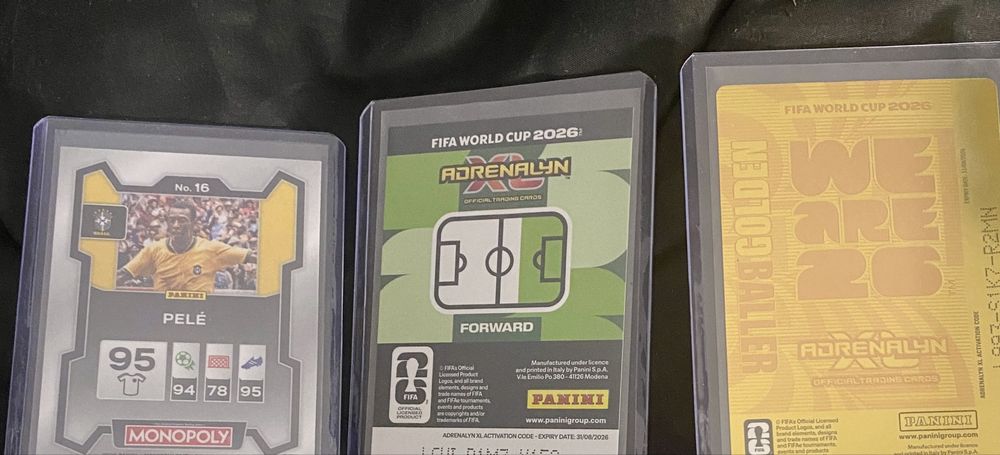 Fifa WC 2026 ,Panini,coleção Pelé Messi R9 Haaland Yamal etc,raros