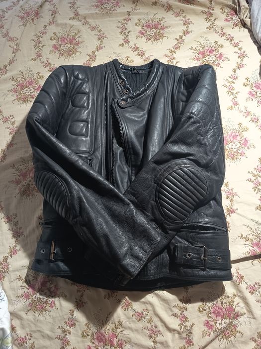 batchVende-se stitcher casaco couro motociclista preto