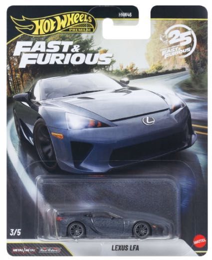 Hot Wheels Premium Fast & Furious 25th Anniversary Lexus LFA