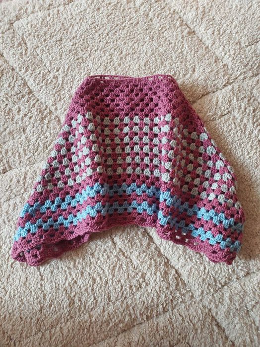 Ponczo ręcznie robione dla dziewczynki 4-5lat