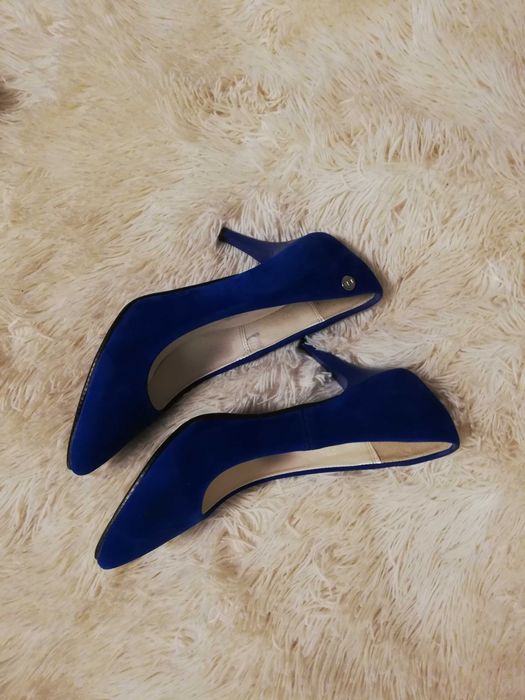 szpilki chabrowe 36 zamsz krzyś but