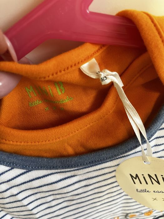 Nowy komplet pajacyk + bluzka dla chłopca body 9-12 m 80 cm