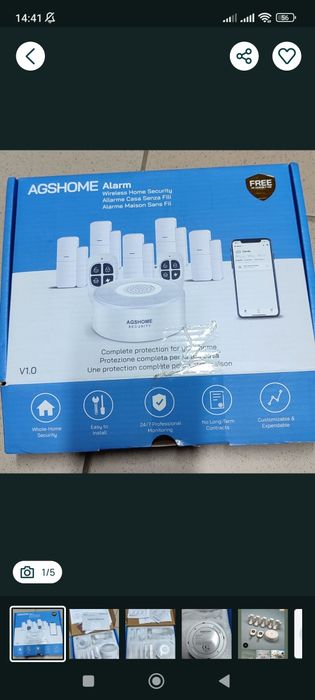 Сигналізація розумного дому , датчики  відкритя вікон і дверей AGSHOME