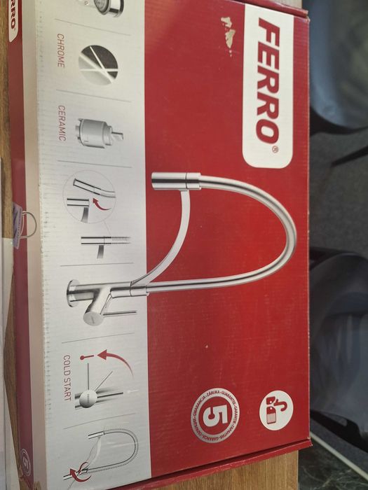 Bateria zlewozmywakowa stojąca MAESTRO FERRO