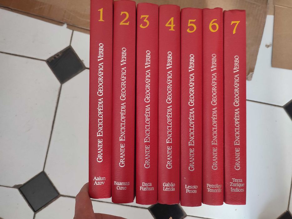 Grande Enciclopédia Geografica Verbo - 7 Volumes